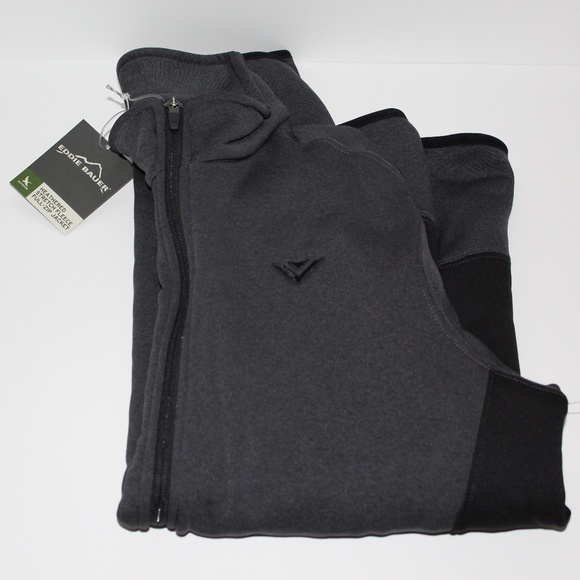 Eddie Bauer Other - EDDIE BAUER HEATHERED FLEECE JACKET W/ VIZIO LOGO